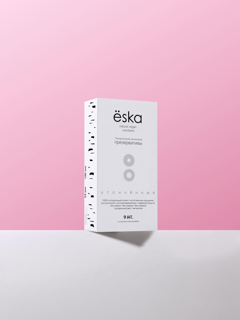 Ультратонкие латексные презервативы 9 шт/уп (Ёska)