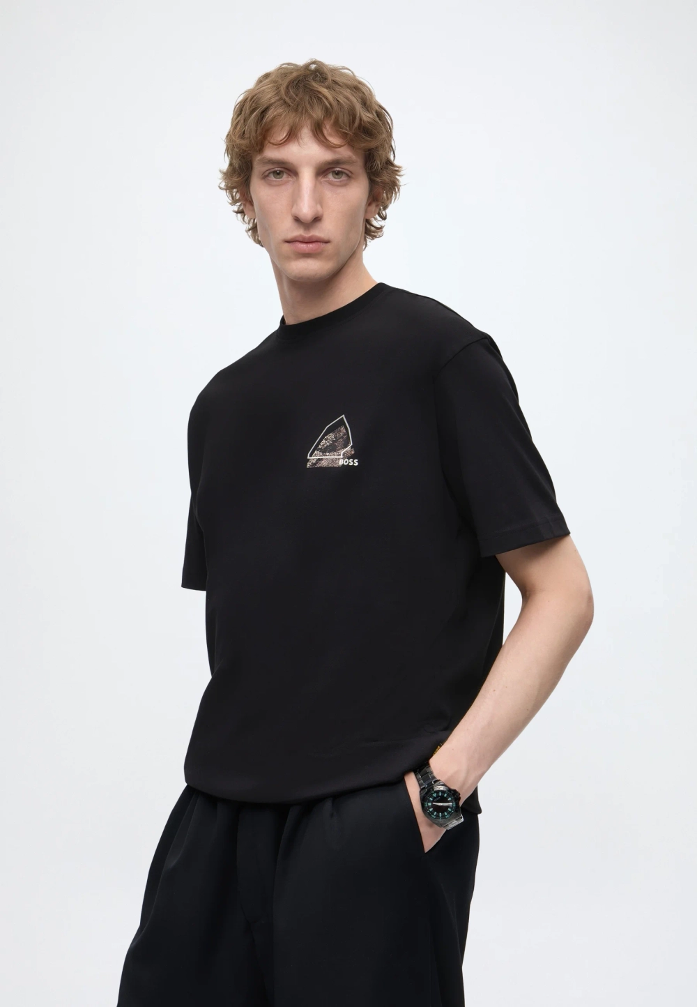 Футболка BOSS FRAME - black