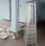 Уличный газовый обогреватель WWT 13I ROTANG Grey mini + Чехол