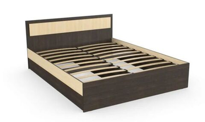 ДУЭТ-ЛЮКС кровать-1400 венге/дуб