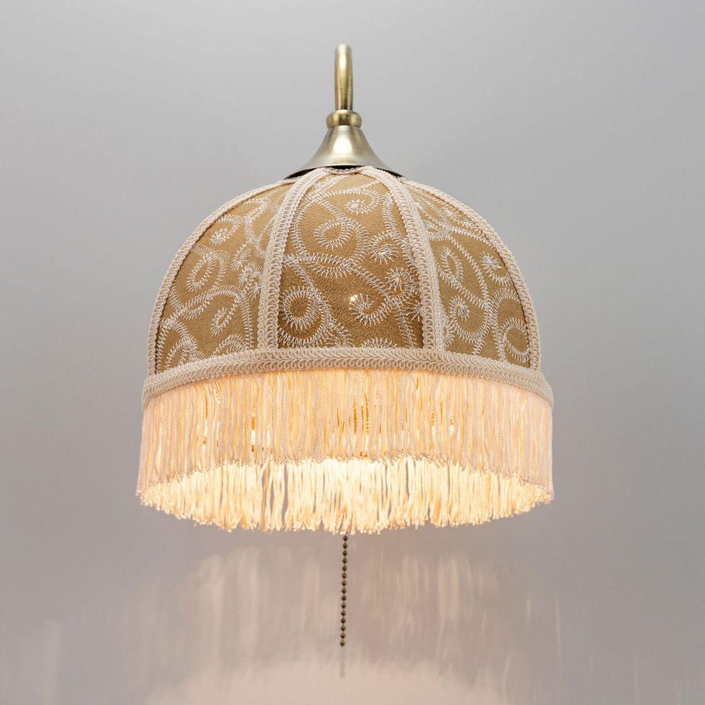 Citilux Базель CL407315 Бра с абажуром Вышивка и выключателем