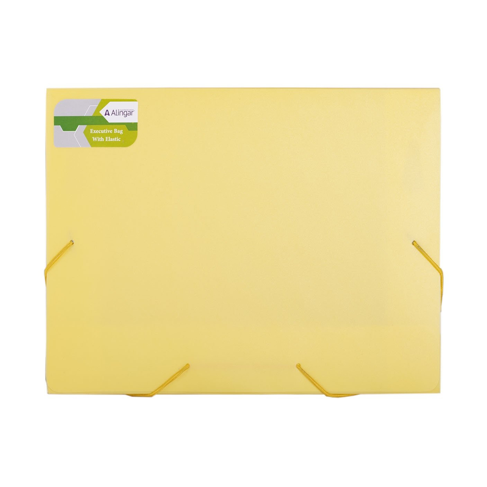 Папка на резинке Alingar A4, 330*240*33 мм, 600 мкм, ассорти, глянец "Ice"