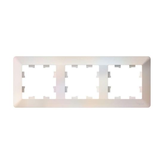 Рамка 3-м AtlasDesign Air жемчуж./дым. бел. SE ATN220403