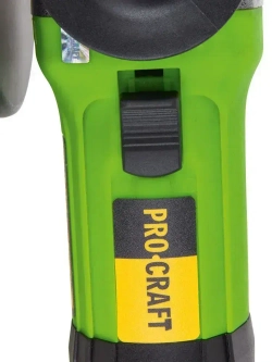 Болгарка 125 мм 1100 Вт электрическая сетевая PROCRAFT PW1100 ушм щеточная