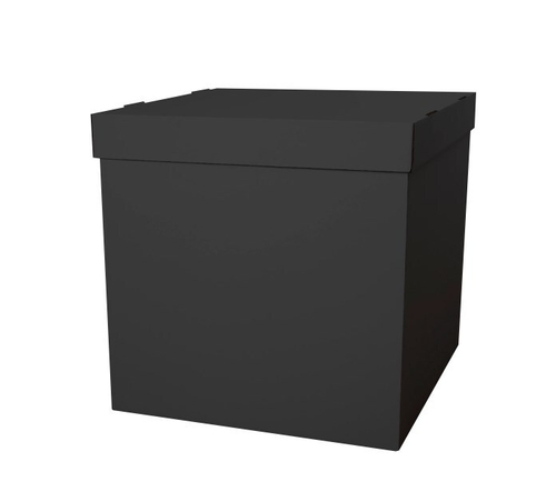 Коробка для воздушных шаров Черный, 70*70*70 см,
