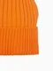 Шапка женская зимняя, цвет оранжевый, размер 52-56