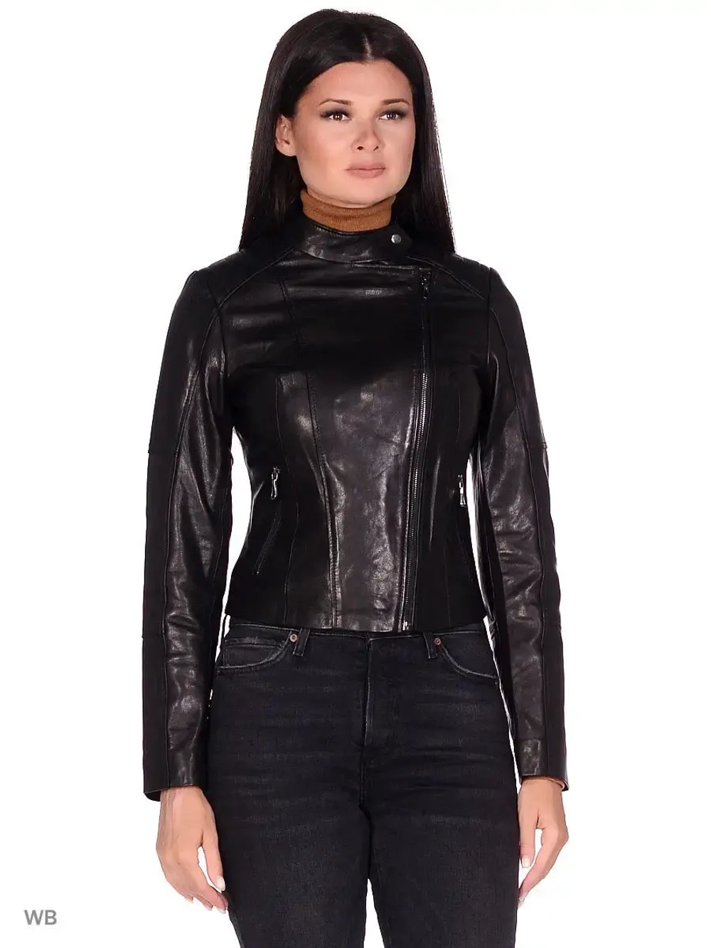 Косуха кожаная куртка женская Турция