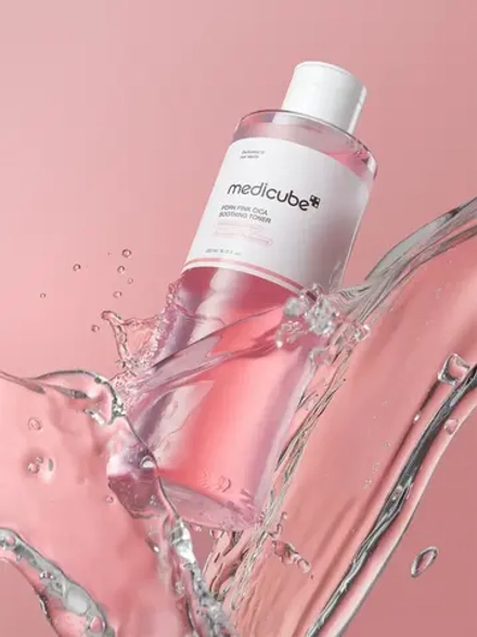 Medicube Успокаивающий тонер с ПДРН и комплексом пептидов PDRN Pink CICA Soothing Toner 250 мл
