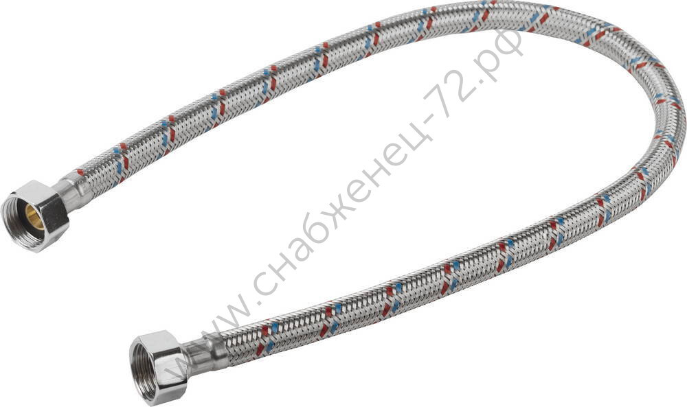 STAYER 1/2″, 0.6 м, гайка-гайка, Гибкая подводка для воды (51015-G/G-060)