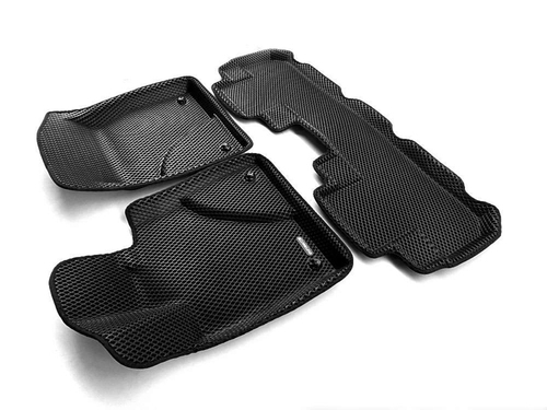 Коврики салона для LEXUS RX (2016-) Euromat 3D EVA черные Арт EM3DEVA-003212
