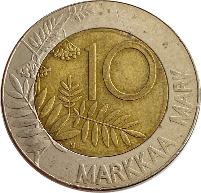 10 марок 1993 Финляндия