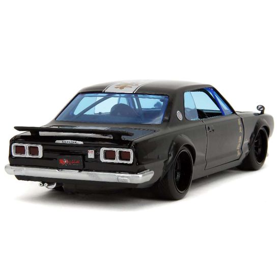 Модель Машинка с фигуркой Hollywood Rides Tokyo Revengers 1:24 1971 Nissan Skyline GTR W/Mikey