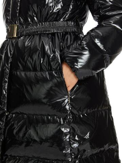 Marc Cain Пуховик стеганый с эластичным поясом