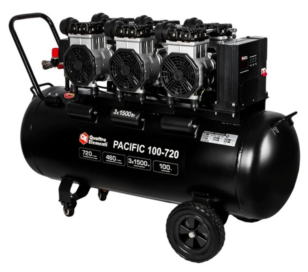 Компрессор поршневой безмасляный QUATTRO ELEMENTI PACIFIC 100-720 915-380