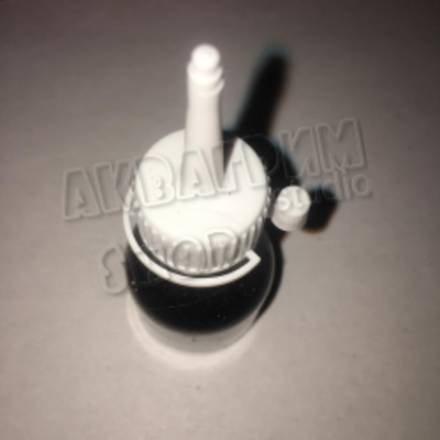 Блёстки в тюбике с носиком Чёрные  15 мл