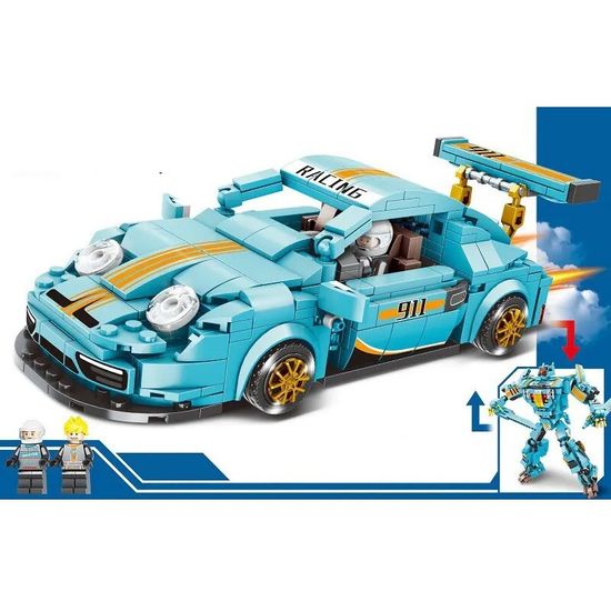 Конструктор minGDi "  Спорткарт Porsche 911 " (2 в 1), 510 деталей