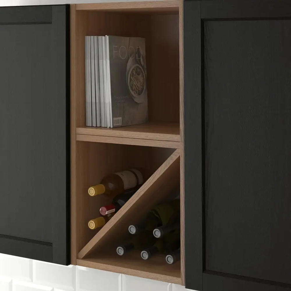 Полка для вина - VADHOLMA IKEA/ ВАДХОЛЬМА ИКЕА,  40х40 см, коричневый