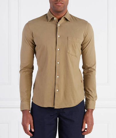 Рубашка Mysoft_2 BOSS ORANGE - оливковый(50491112)