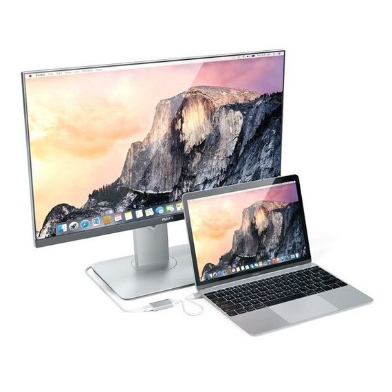 Адаптер Satechi Aluminum Type-C to HDMI (ST-TC4KHAS) Silver / Серебристый