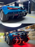 Карбоновая крышка двигателя со спойлером для LAMBORGHINI REVUELTO 2023+ Ламборгини