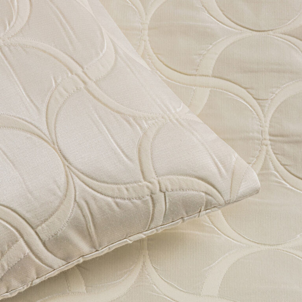 Наволочка Frette Luxury Tile Milk (50 x 50 см)