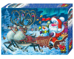 Пазл 160эл. "Упряжка Деда Мороза" (Степ пазл)