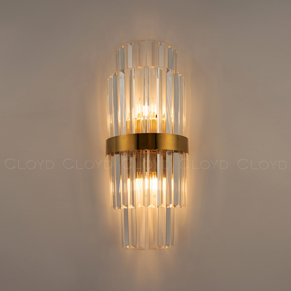 Бра Cloyd BROTIGAN-B W2 / выс. 55 см - латунь (арт.20205)