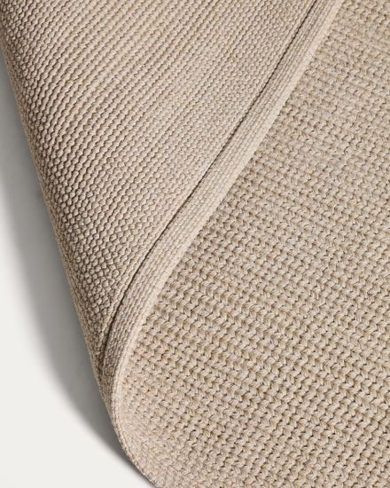 Ковер Turiane из синтетического волокна цвета экрю, 160 x 230 см