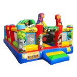 Коммерческий надувной батут «Попугайчики» 6*4*2,8 м