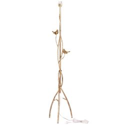 Светильник напольный торшер Терра с абажуром Винтаж-2 Белый