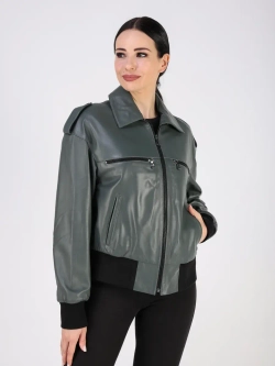 Кожаная куртка демисезонная