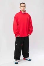 Водолазка Codered оверсайз Rollneck Wide Coderedneck Красная светлая