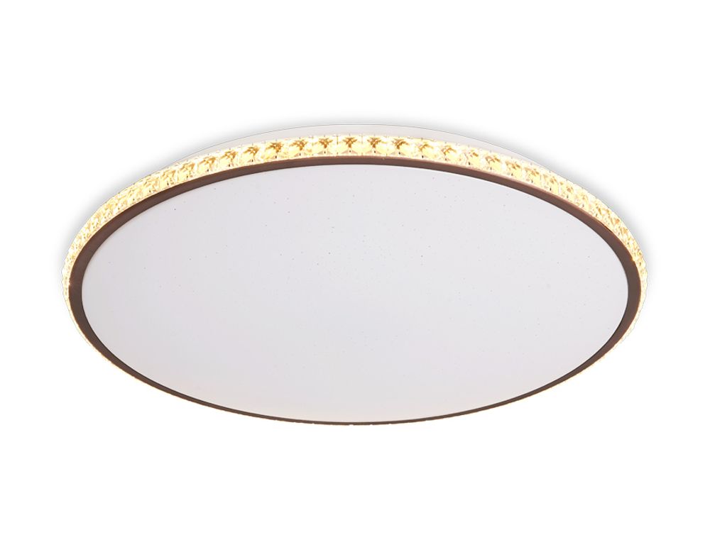 Ambrella Потолочный светодиодный светильник с пультом и дополнительной подсветкой Crystal FF71