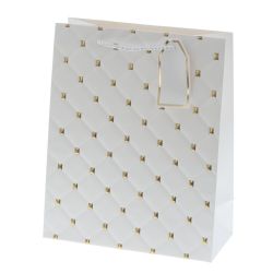 GAEM Пакет подарочный M (бумага 210г/м2, блок 12шт), L26 W12 H32 см, 8в.