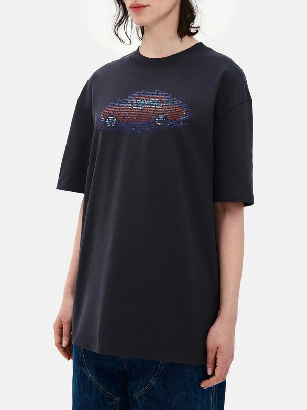 Футболка «Культурный код Москвы» Москвич серая - фото 4