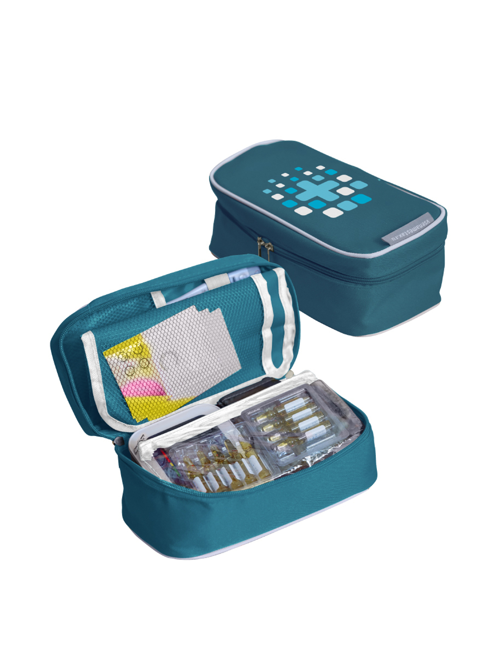 Аптечка дорожная 24х13х9 (голубая)