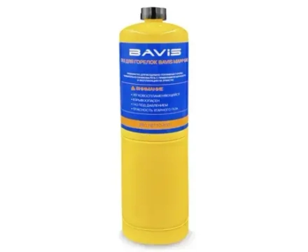 Газовый баллон BAVIS MAPP GAS, баллон 400гр (1"-20UNF)
