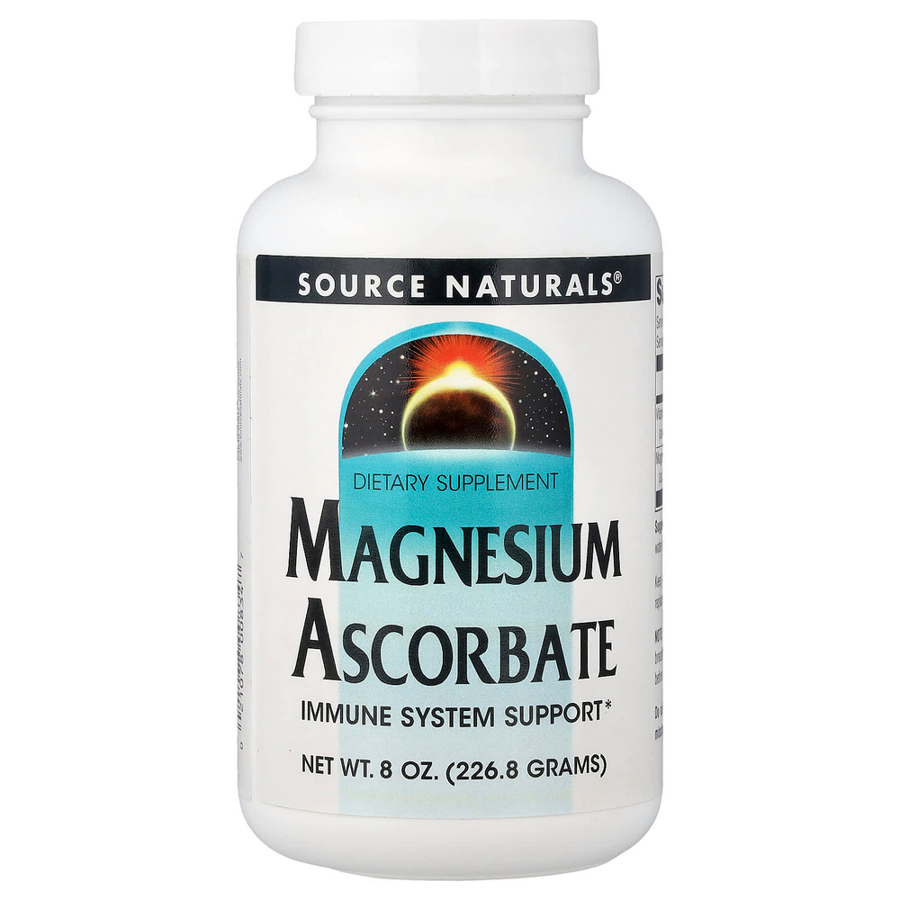 Source Naturals, аскорбат магния, 226,8 г (8 унций)