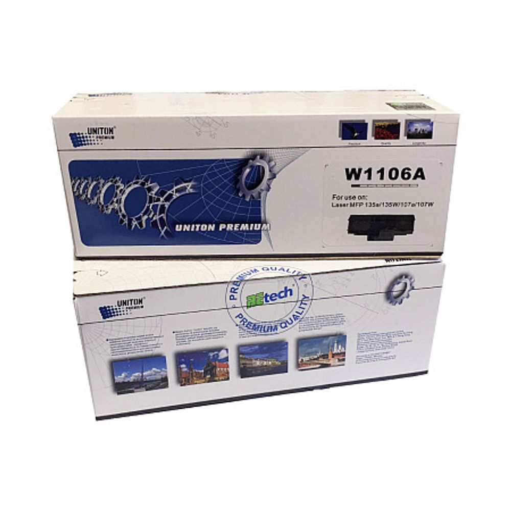 Картридж UNITON, аналог HP W1106A для Laser 107, MFP 135/137 (1K) Premium