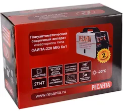 Сварочный полуавтомат "РЕСАНТА" САИПА-220 MIG 6в1