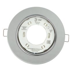 Светильник встраиваемый cо светодиодной подсветкой ЭРА DK LD51 MR под лампу GX53 зеркальный | Встраиваемые LED светильники