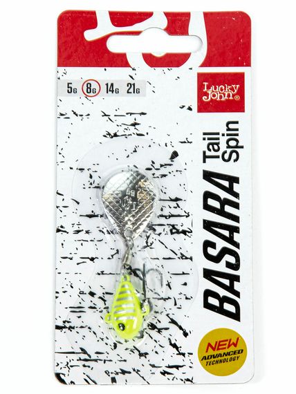Тейл-спиннер Lucky John BASARA TAIL SPIN 08.0г 008 в блистере