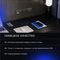 Проходной переключатель встраиваемый Voltum S70 двухклавишный 10А, (титан) VLS020306