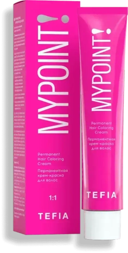 Перманентная крем-краска для волос Tefia MY Mypoint, 6.3 темный блондин золотистый, 60 мл
