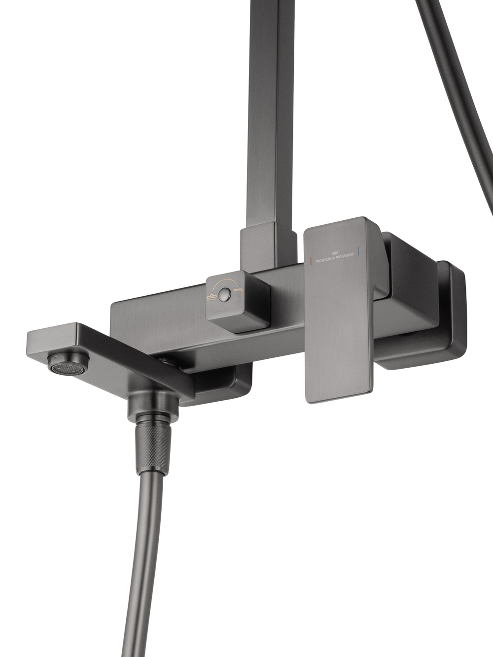 Душевая система WONZON & WOGHAND CUBE 2.0, Темный графит (WW-88047068-BGM)