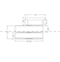 Трековый светильник Maytoni Technical TR006-1-12W3K-W4K