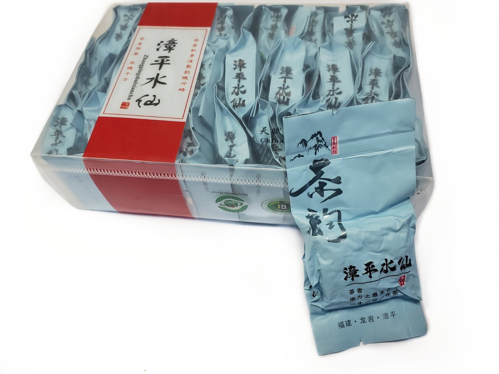 59204.2 Чай прессованный улун "Шуйсянь", маленький квадрат, блок 18 шт