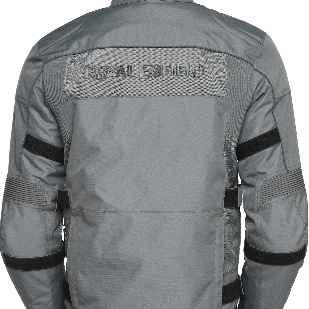 Куртка мужская текстильная Royal Enfield, цвет - серый, размер - XL, арт. RRGJKM000052 (JKSS20R03GREY)