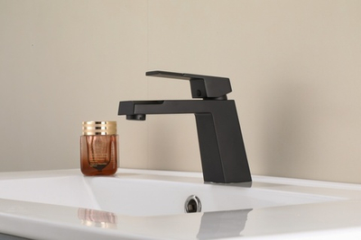 10095-C Смеситель для умывальника (ЧЕРНЫЙ) HansenPRO (10/1шт)