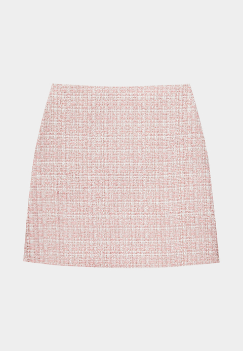 Юбка мини из твида